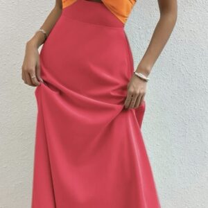 Narancs pink nyári ruha